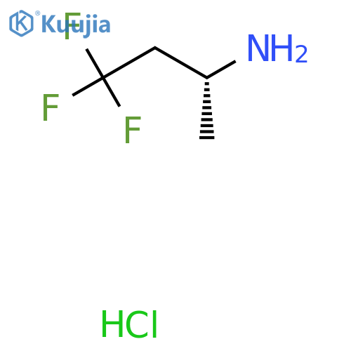 (2R)-4,4,4-trifluorobutan-2-amine;hydrochloride structure
