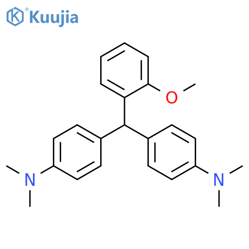 Benzenamine, 4,4'-[(2-methoxyphenyl)methylene]bis[N,N-dimethyl- structure