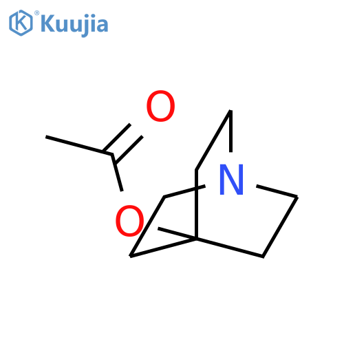 1-Azabicyclo[2.2.2]octan-4-ol,4-acetate structure