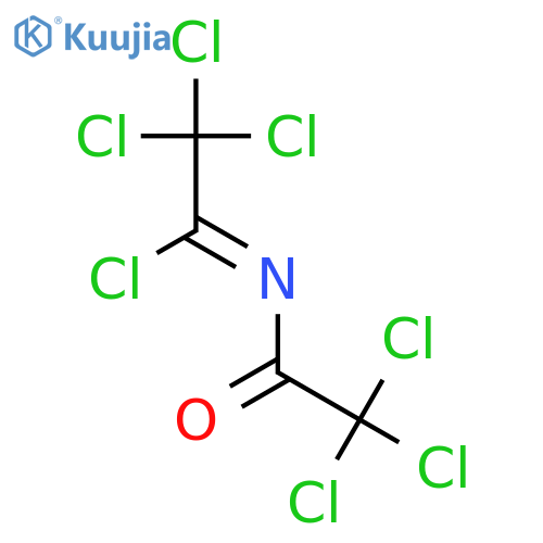 Ethanimidoyl chloride, 2,2,2-trichloro-N-(trichloroacetyl)- structure