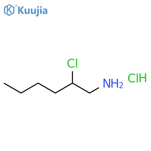 1-Hexanamine, 2-chloro-, hydrochloride structure