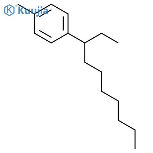 Benzene, 1-(1-ethyloctyl)-4-methyl- structure