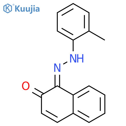 1-o-Tolueneazo-2-naphthol structure