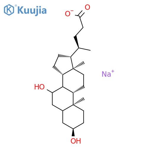 Chenodeoxycholic Acid Sodium Salt structure