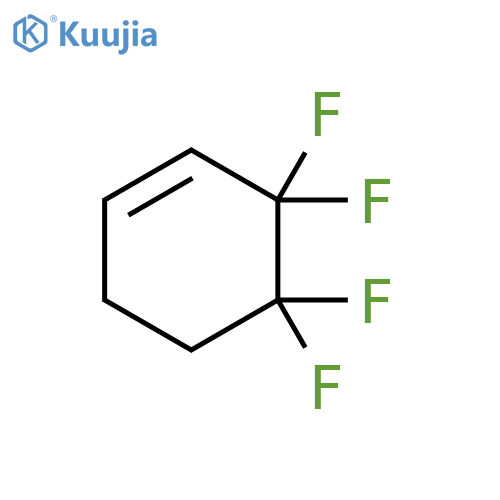Cyclohexene, 3,3,4,4-tetrafluoro- structure
