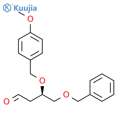 Butanal, 3-[(4-methoxyphenyl)methoxy]-4-(phenylmethoxy)-, (3R)- structure
