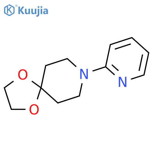 1,4-Dioxa-8-azaspiro[4.5]decane, 8-(2-pyridinyl)- structure