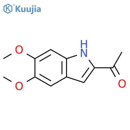 1-(5,6-dimethoxy-1H-indol-2-yl)ethanone structure