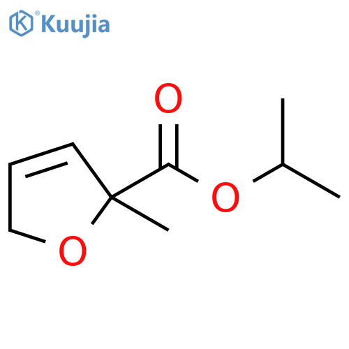 2-Furancarboxylic acid, 2,5-dihydro-2-methyl-, 1-methylethyl ester structure