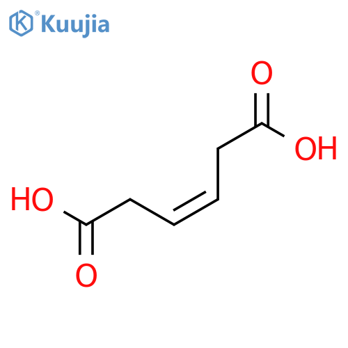 3-Hexenedioic acid, (Z)- structure