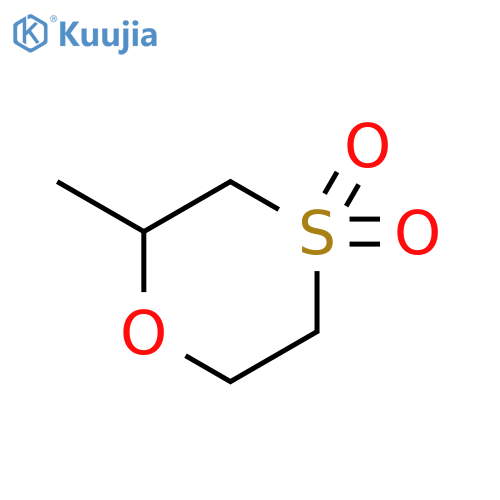 2-Methyl-1,4-oxathiane 4,4-Dioxide structure