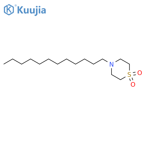 Thiomorpholine,4-dodecyl-, 1,1-dioxide structure
