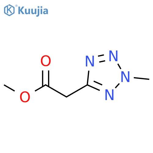 2H-Tetrazole-5-acetic acid, 2-methyl-, methyl ester structure
