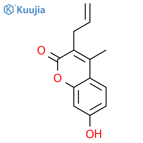 3-Allyl-7-hydroxy-4-methyl-2H-chromen-2-one structure
