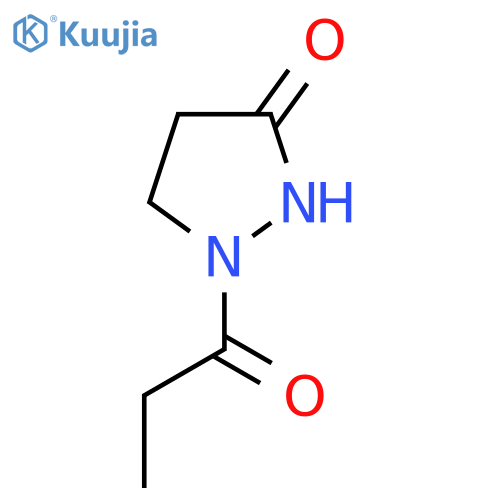 1-Propanoylpyrazolidin-3-one structure