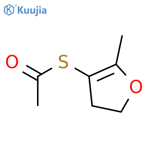 2-Methyl-4,5-dihydrofuran-3-thiolacetate structure