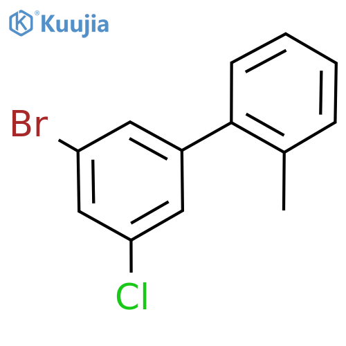1,1'-Biphenyl, 3'-bromo-5'-chloro-2-methyl- structure