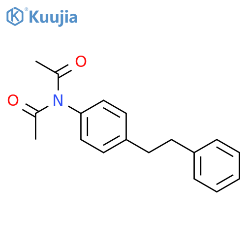 Acetic acid,acetyl[4-(2-phenylethyl)phenyl]azanyl ester structure