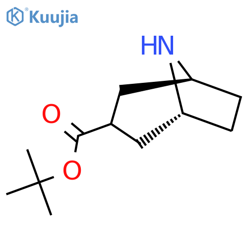 tert-butyl (1R,3R,5S)-8-azabicyclo3.2.1octane-3-carboxylate structure