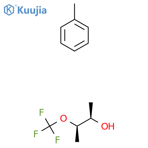 (2R,3R)-3-(trifluoromethoxy)butan-2-ol, toluene structure