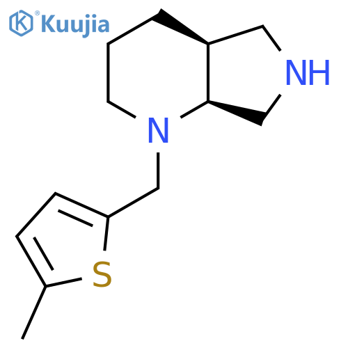 (4aS,7aS)-1-(5-methylthiophen-2-yl)methyl-octahydro-1H-pyrrolo3,4-bpyridine structure