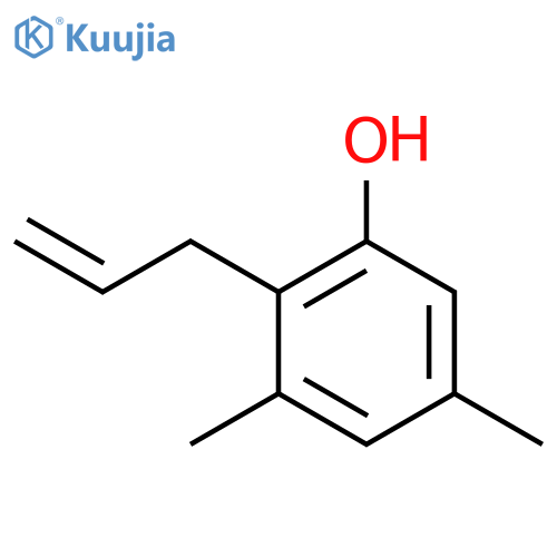 Phenol,3,5-dimethyl-2-(2-propen-1-yl)- structure