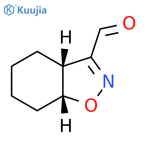 1,2-Benzisoxazole-3-carboxaldehyde, 3a,4,5,6,7,7a-hexahydro-, (3aR,7aR)- structure