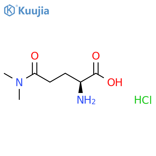(2S)-2-amino-4-(dimethylcarbamoyl)butanoic acid hydrochloride structure