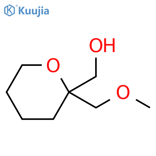 2-(methoxymethyl)oxan-2-ylmethanol structure