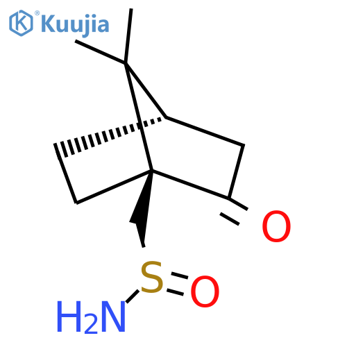 [(1S,4S)-7,7-dimethyl-2-oxobicyclo[2.2.1]heptan-1-yl]methanesulfinamide structure