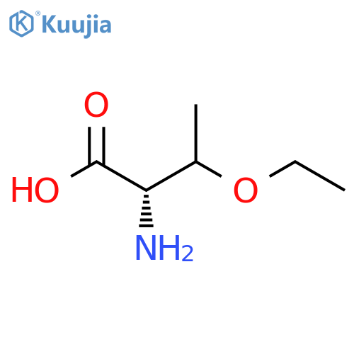 (2S)-2-amino-3-ethoxybutanoic acid structure