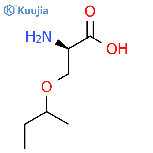 (2R)-2-amino-3-(butan-2-yloxy)propanoic acid structure