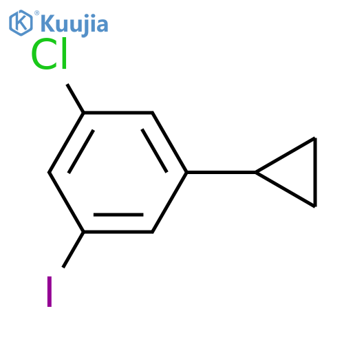 1-chloro-3-cyclopropyl-5-iodobenzene structure