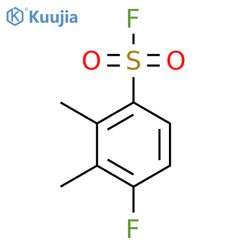 4-Fluoro-2,3-dimethylbenzene-1-sulfonyl fluoride structure