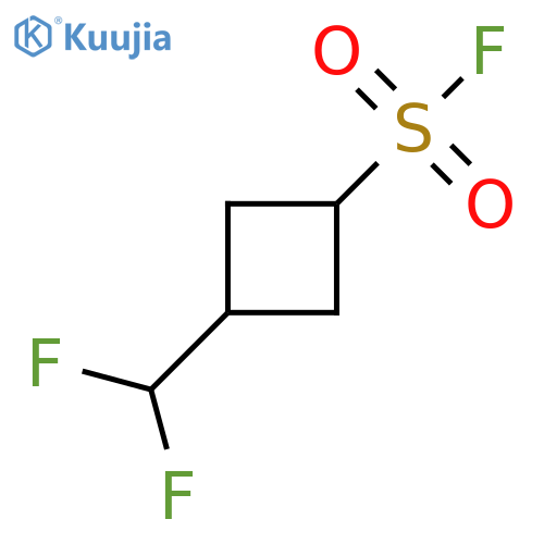 3-(Difluoromethyl)cyclobutane-1-sulfonyl fluoride structure