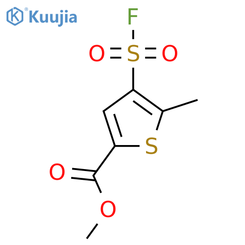 Methyl 4-(fluorosulfonyl)-5-methylthiophene-2-carboxylate structure