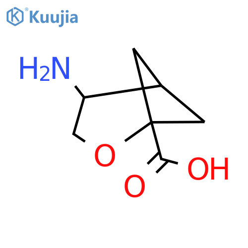 4-amino-2-oxabicyclo3.1.1heptane-1-carboxylic acid structure