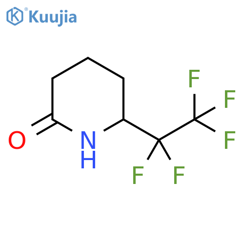 6-(1,1,2,2,2-pentafluoroethyl)piperidin-2-one structure