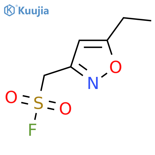 (5-Ethyl-1,2-oxazol-3-yl)methanesulfonyl fluoride structure