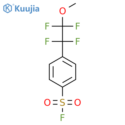 4-(1,1,2,2-Tetrafluoro-2-methoxyethyl)benzene-1-sulfonyl fluoride structure