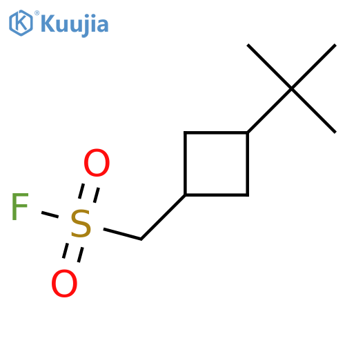(3-Tert-butylcyclobutyl)methanesulfonyl fluoride structure