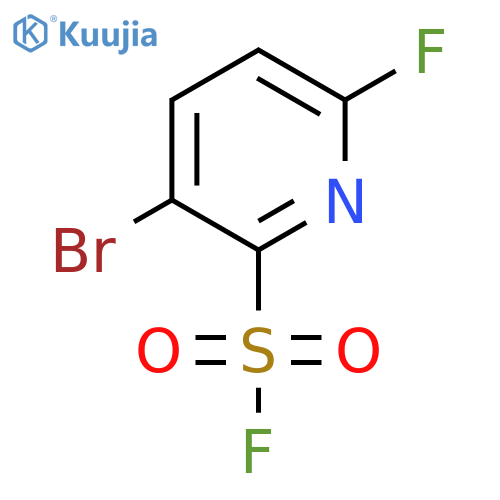 3-Bromo-6-fluoropyridine-2-sulfonyl fluoride structure
