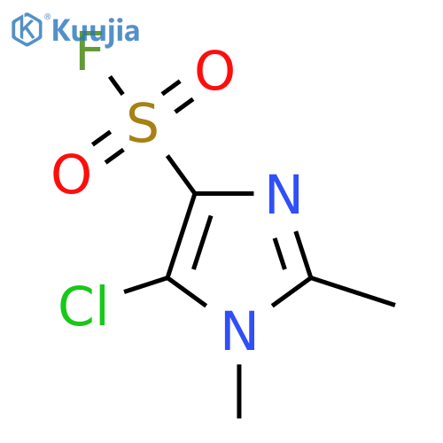 5-chloro-1,2-dimethyl-1H-imidazole-4-sulfonyl fluoride structure