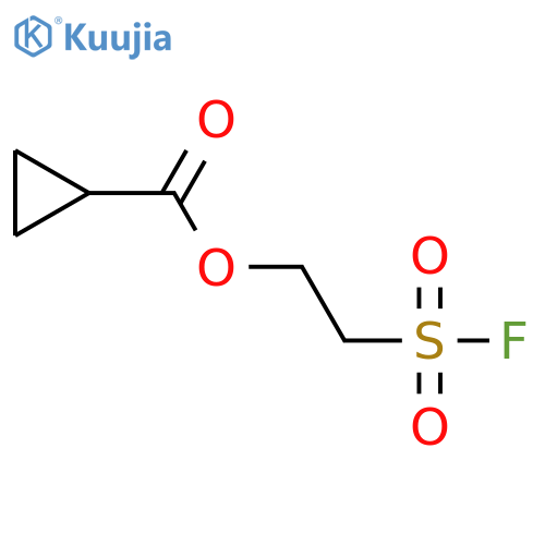 2-(Fluorosulfonyl)ethyl cyclopropanecarboxylate structure