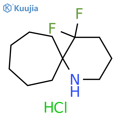 5,5-difluoro-1-azaspiro5.6dodecane hydrochloride structure