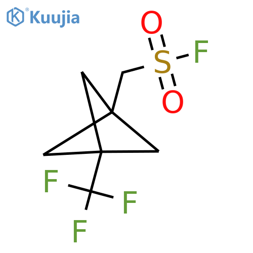 [3-(Trifluoromethyl)bicyclo[1.1.1]pentan-1-yl]methanesulfonyl fluoride structure