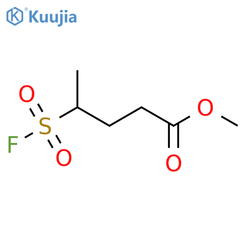 Methyl 4-(fluorosulfonyl)pentanoate structure