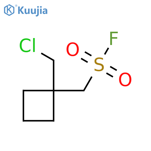 [1-(Chloromethyl)cyclobutyl]methanesulfonyl fluoride structure