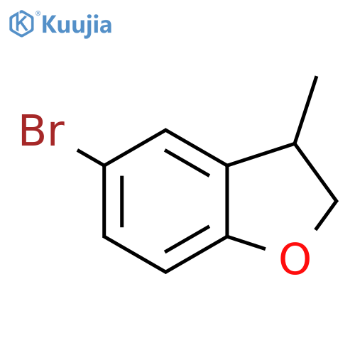 5-bromo-3-methyl-2,3-dihydro-1-benzofuran structure