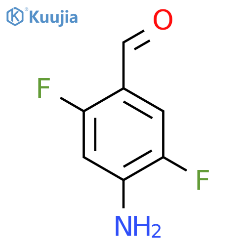 4-Amino-2,5-difluorobenzaldehyde structure